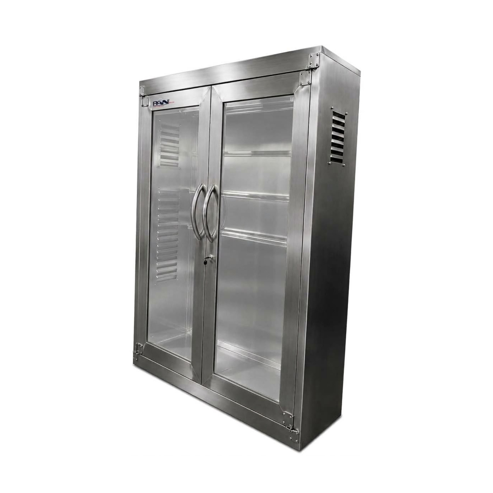 Commercial Electric Sterilization & Storage Cabinet with Glass Doors (Stainless Steel)